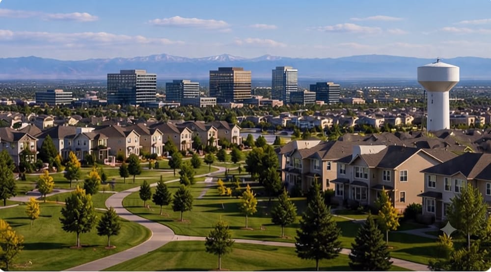 North Denver Metro landscape